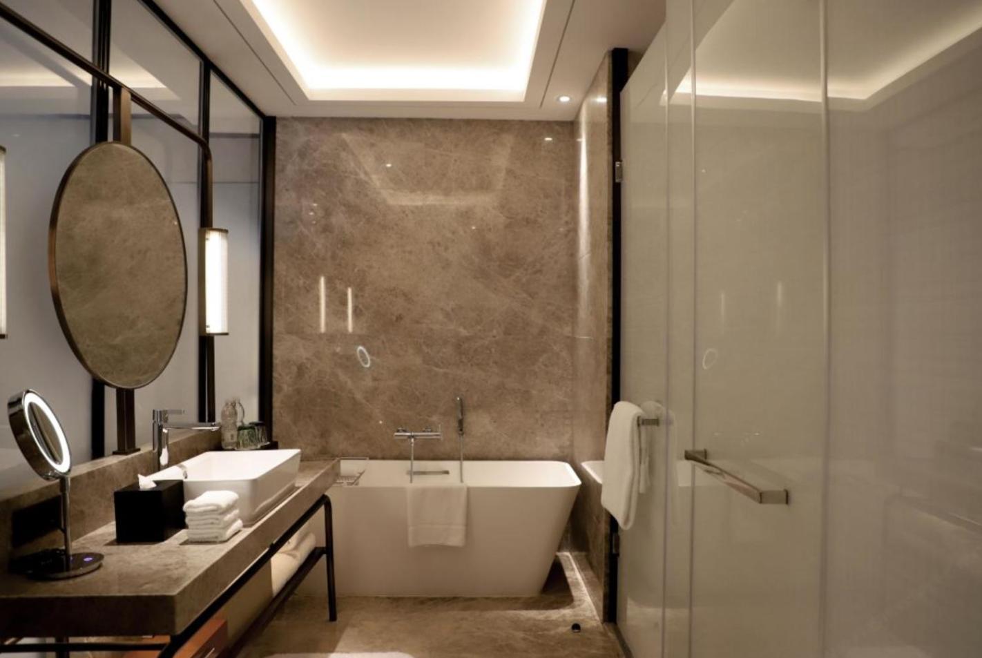 Yantai Marriott Hotel Bagian luar foto